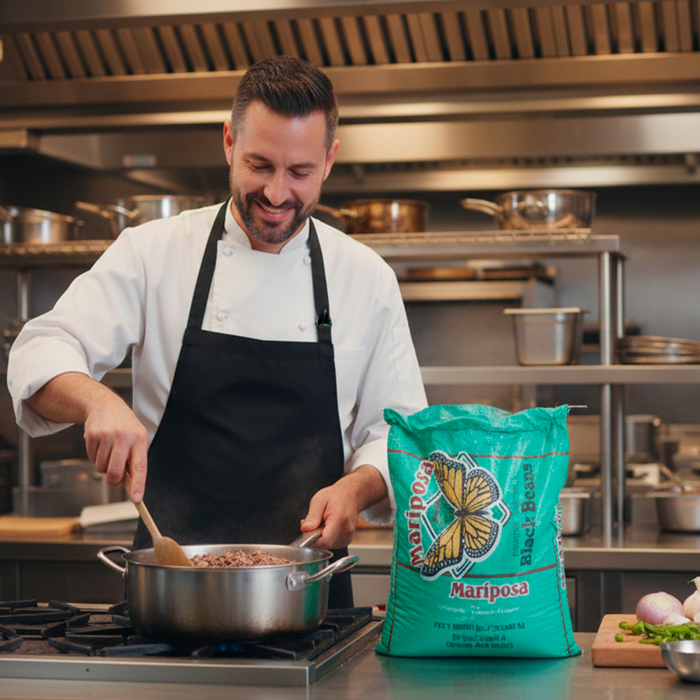 Frijoles negros Mariposa (22.68 kg / 50 lb) - Miniatura 4