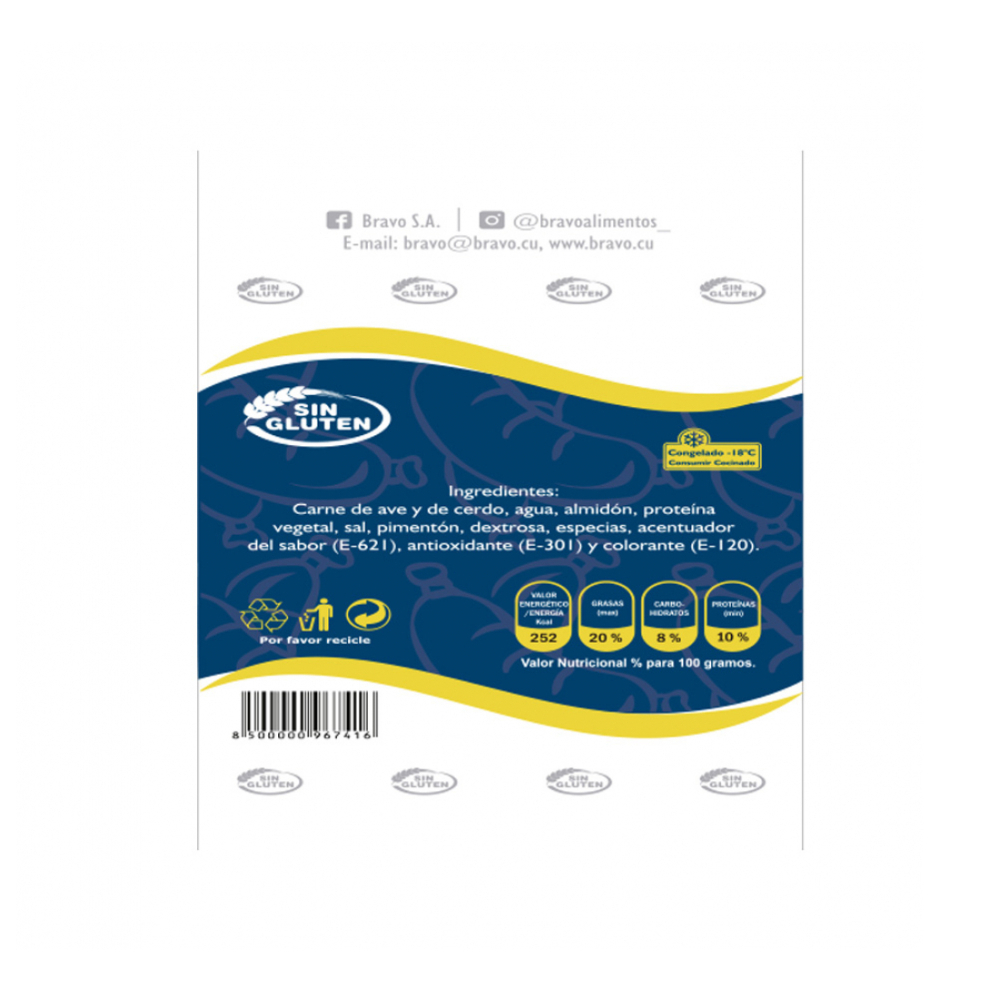 Masa de butifarra Bravo (5 x 400 g / 14.10 oz) - Miniatura 2