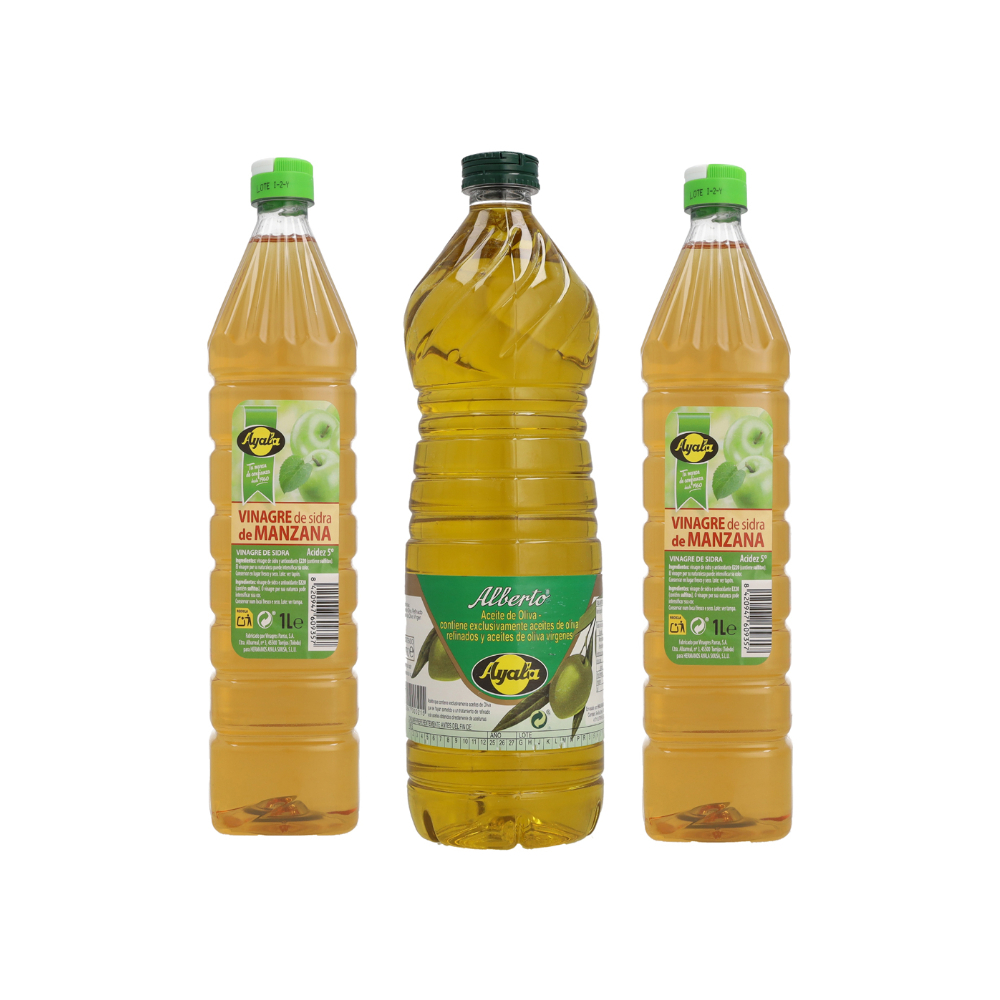 Aceite de oliva + vinagre de sidra de manzana - Imagen 1