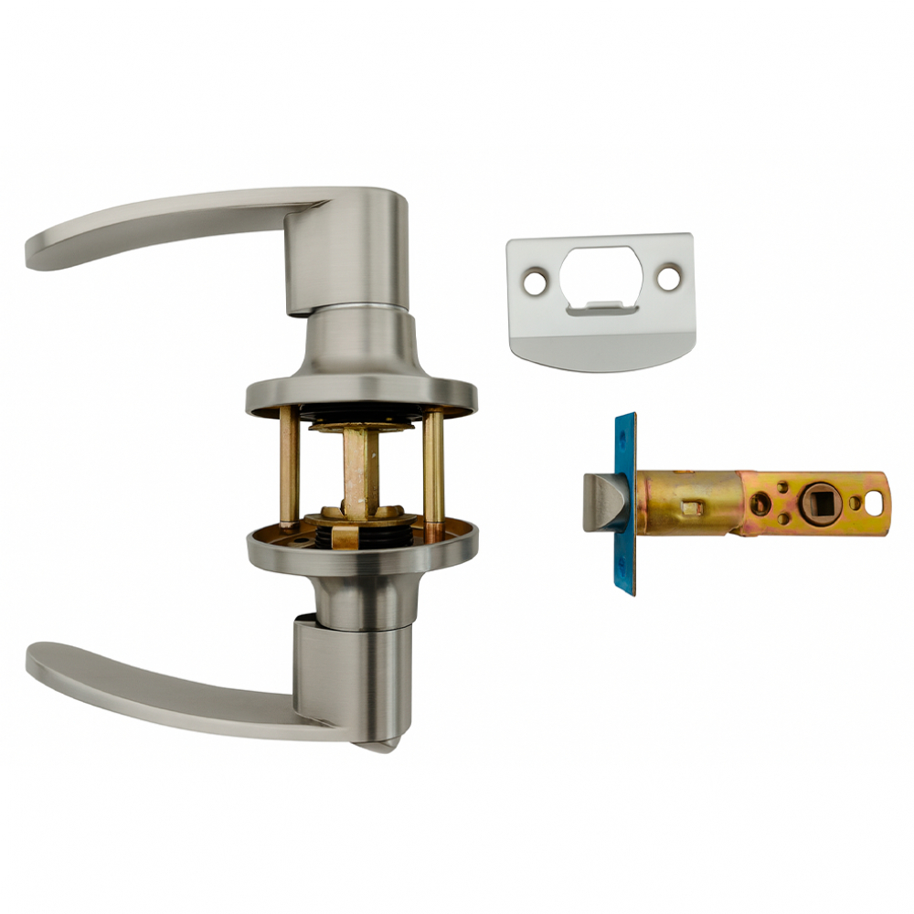 Puerta para dormitorio 80 cm x 210 cm color beige Qidekaili QDM-9045 - Miniatura 4