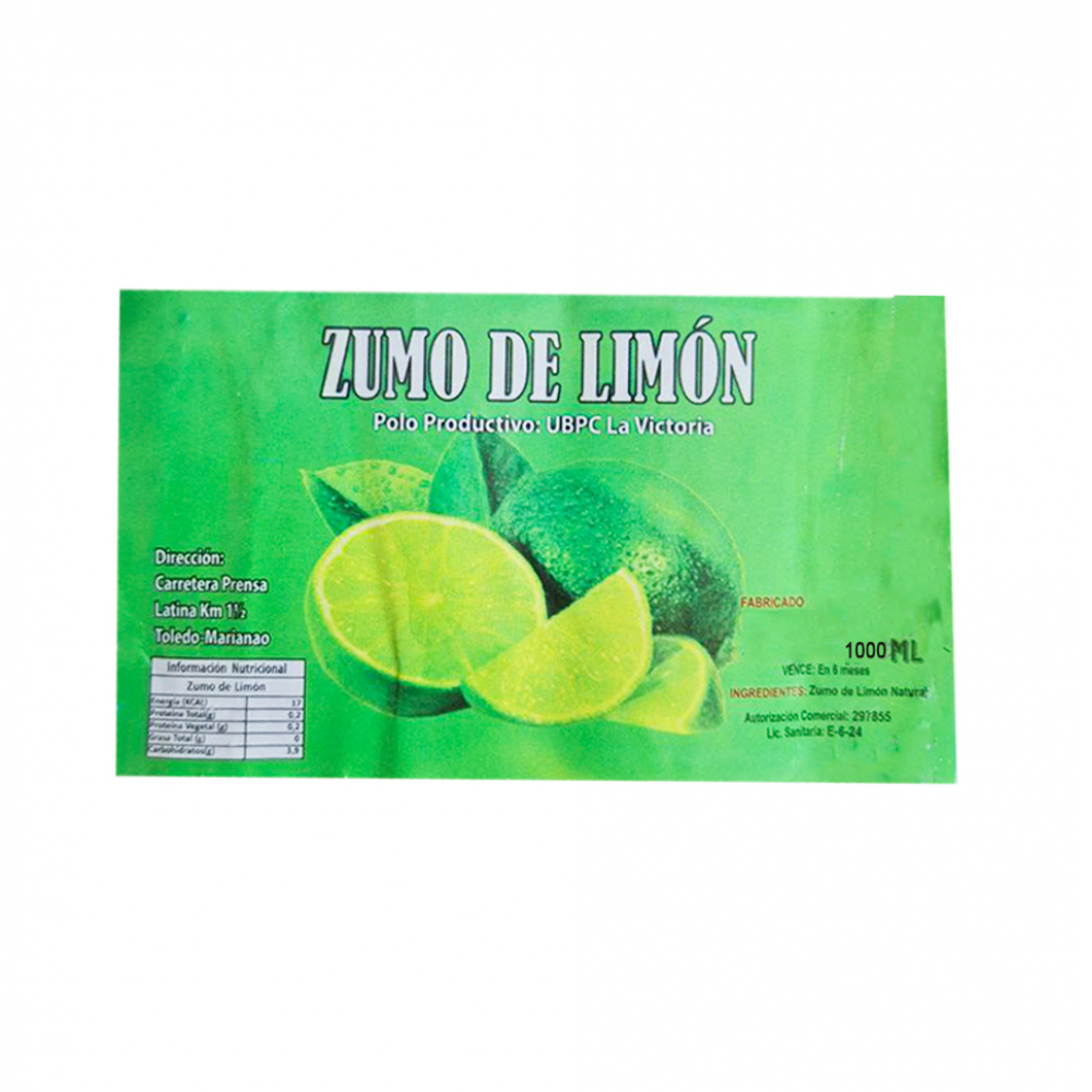 Zumo de limón (5 x 1 L) - Miniatura 2