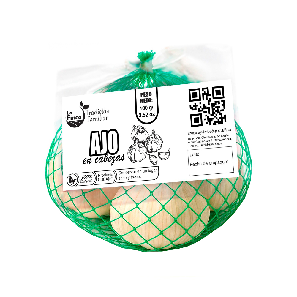 Ajo en cabezas La Finca (100 g / 3.52 oz) - Miniatura 2