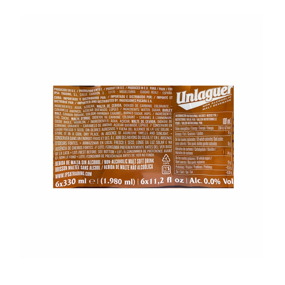 Malta Unlaguer (6 x 330 ml) - Miniatura 4