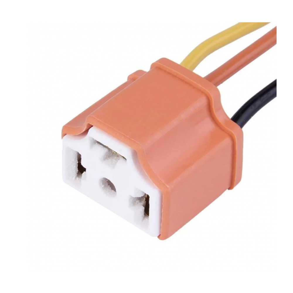 Base de cerámica - conector o socket - para bombillos H4 Lafa - Miniatura 3