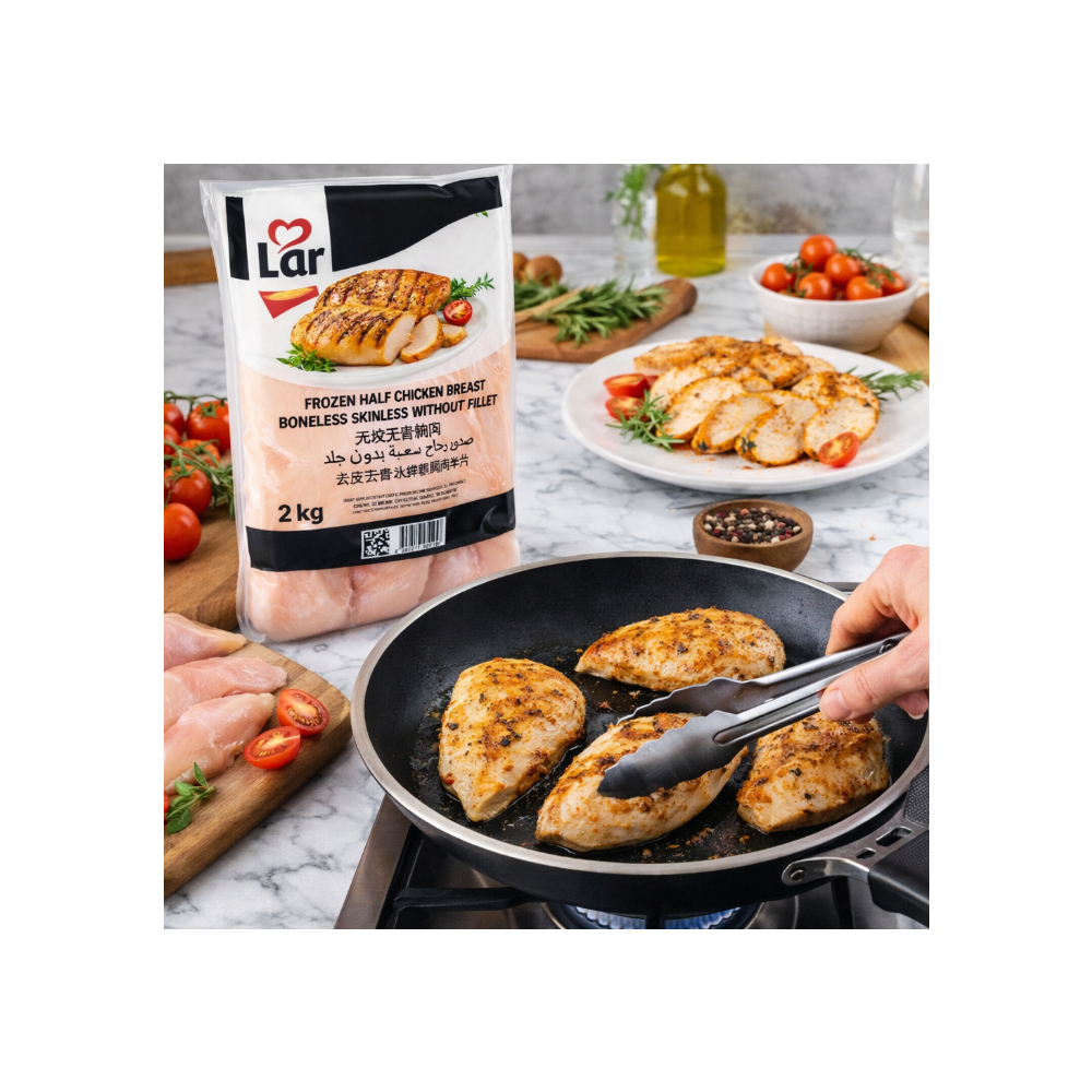 Pechuga de pollo sin piel y sin hueso Lar (2 kg / 4.4 lb) . - Miniatura 4