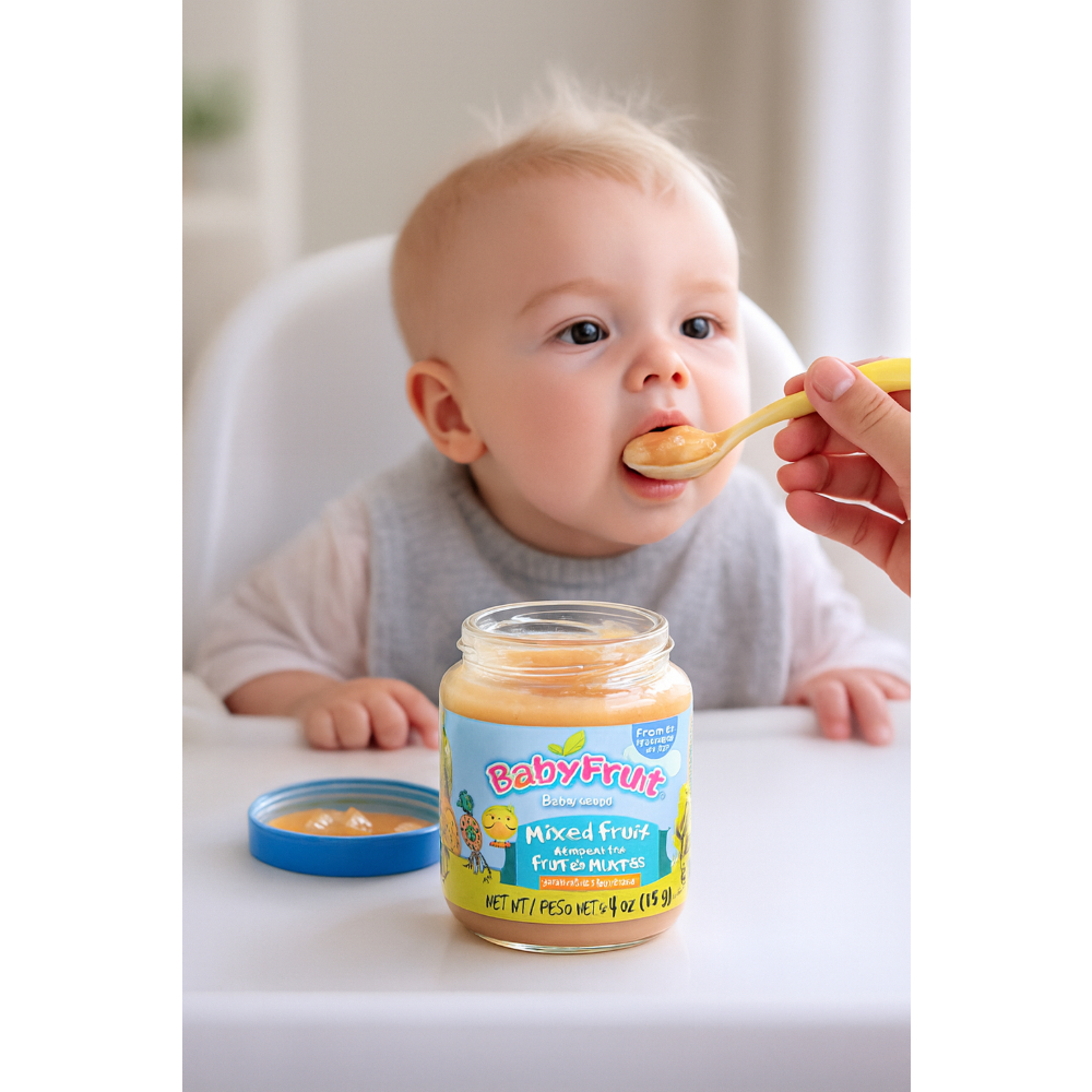 Compota de frutas mixtos Baby Fruit (113 g / 4 oz) - Miniatura 4