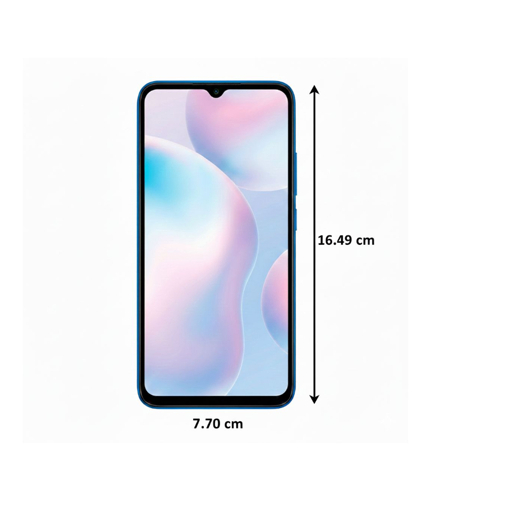 Celular color azul de 4 GB RAM / 64 GB ROM Redmi A9 - Miniatura 3