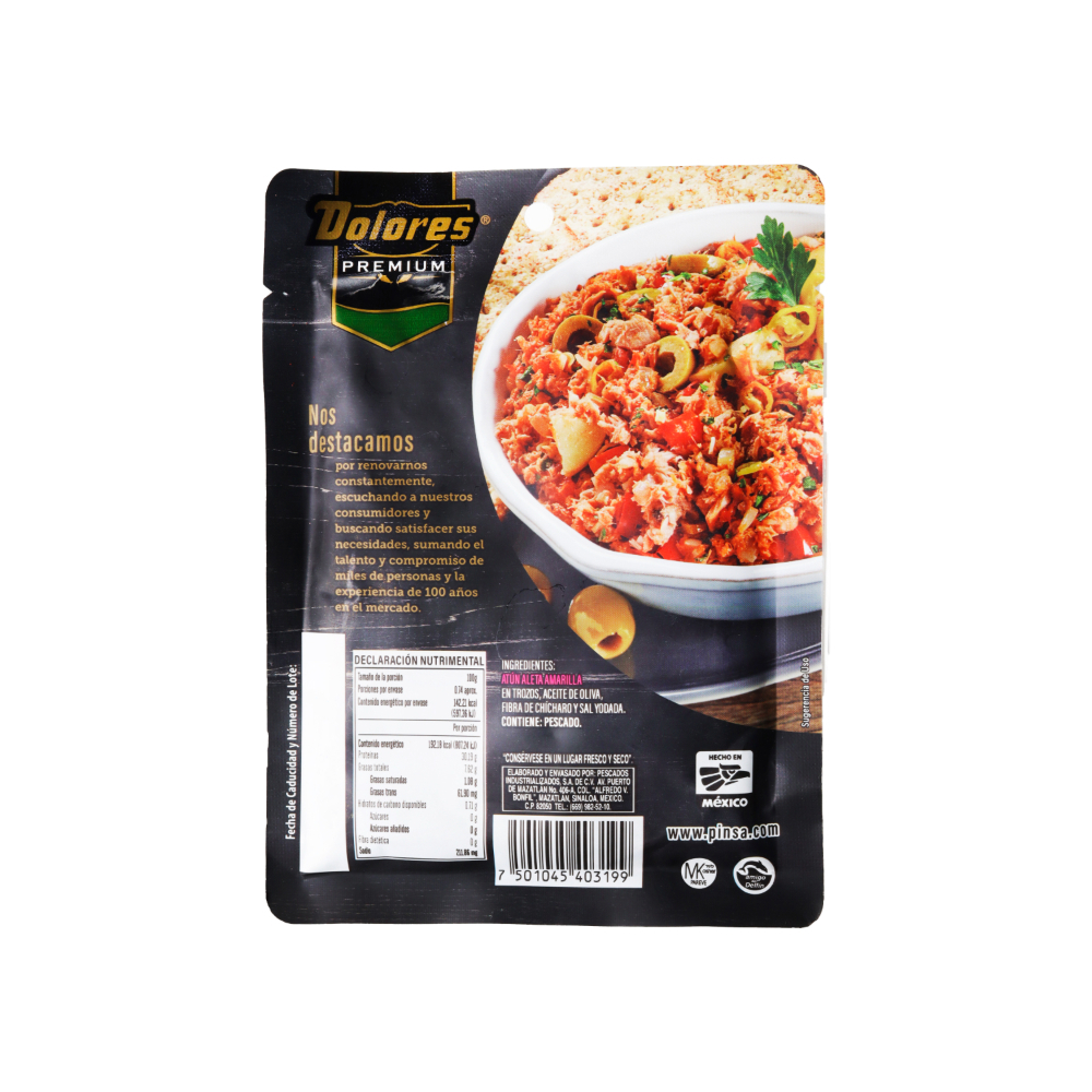 Atún en aceite de oliva Dolores (78 g / 2.75 oz) - Miniatura 3