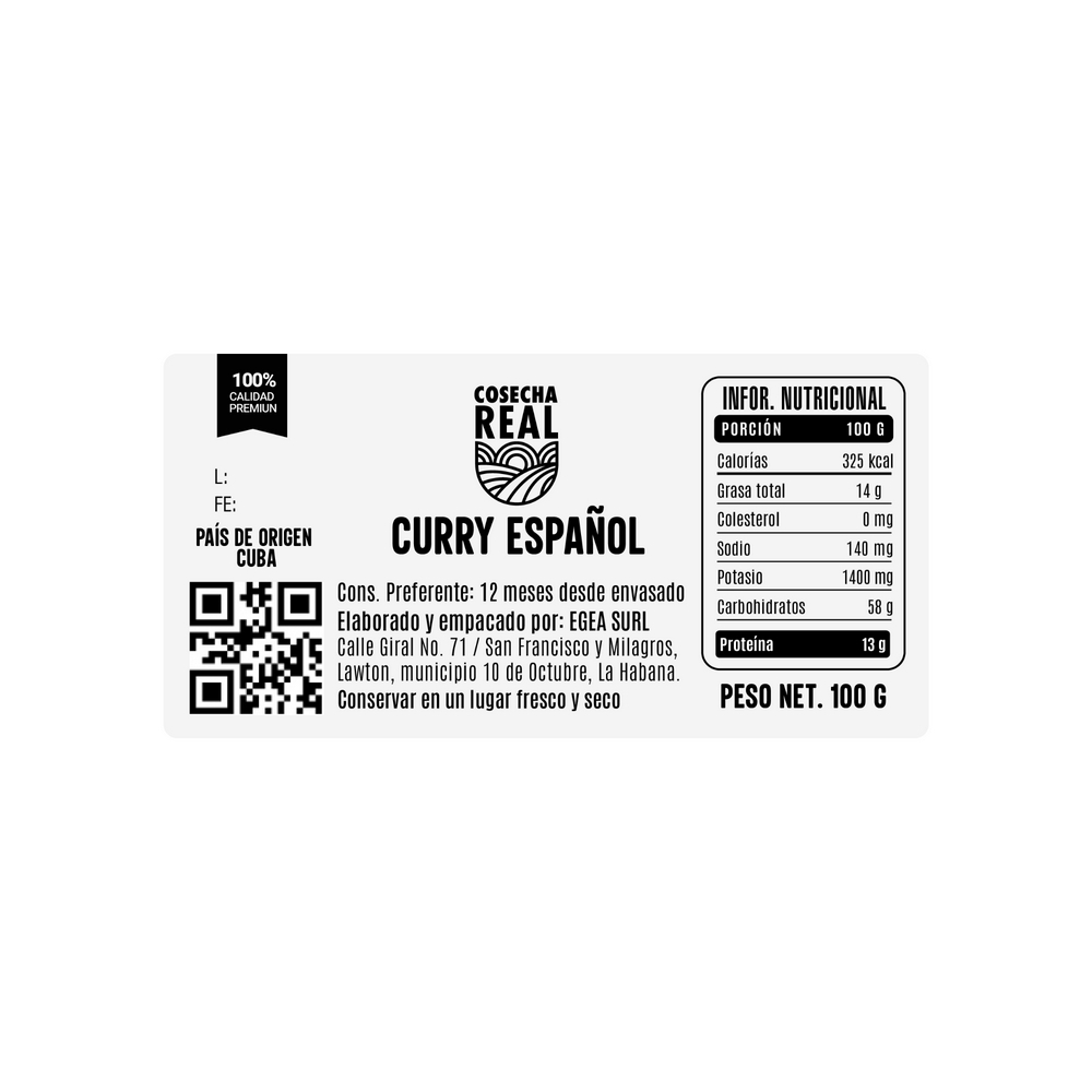 Curry español Cosecha Real (100 g / 3.52 oz) - Miniatura 3