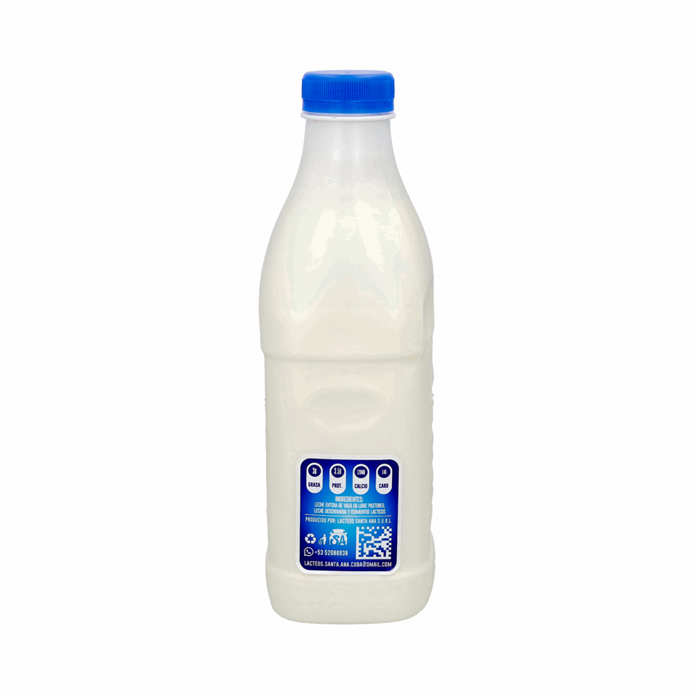 Yogurt probiótico natural Santa Ana (1 L) - Miniatura 3