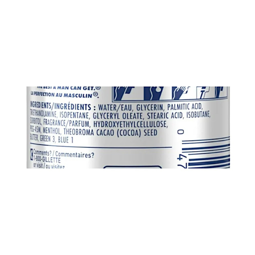 Espuma de afeitar hidratante con manteca de cacao Gillette (198 g / 7 oz) - Miniatura 3