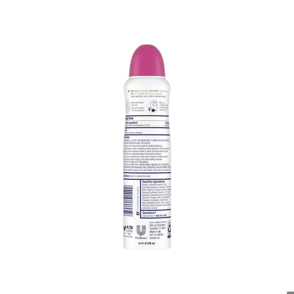 Desodorante go fresh de granada y limón verbena Dove (250 ml) - Miniatura 2