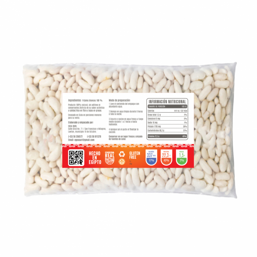 Frijoles blancos Cosecha Real (8 x 1 kg / 2.2 lb) - Miniatura 2