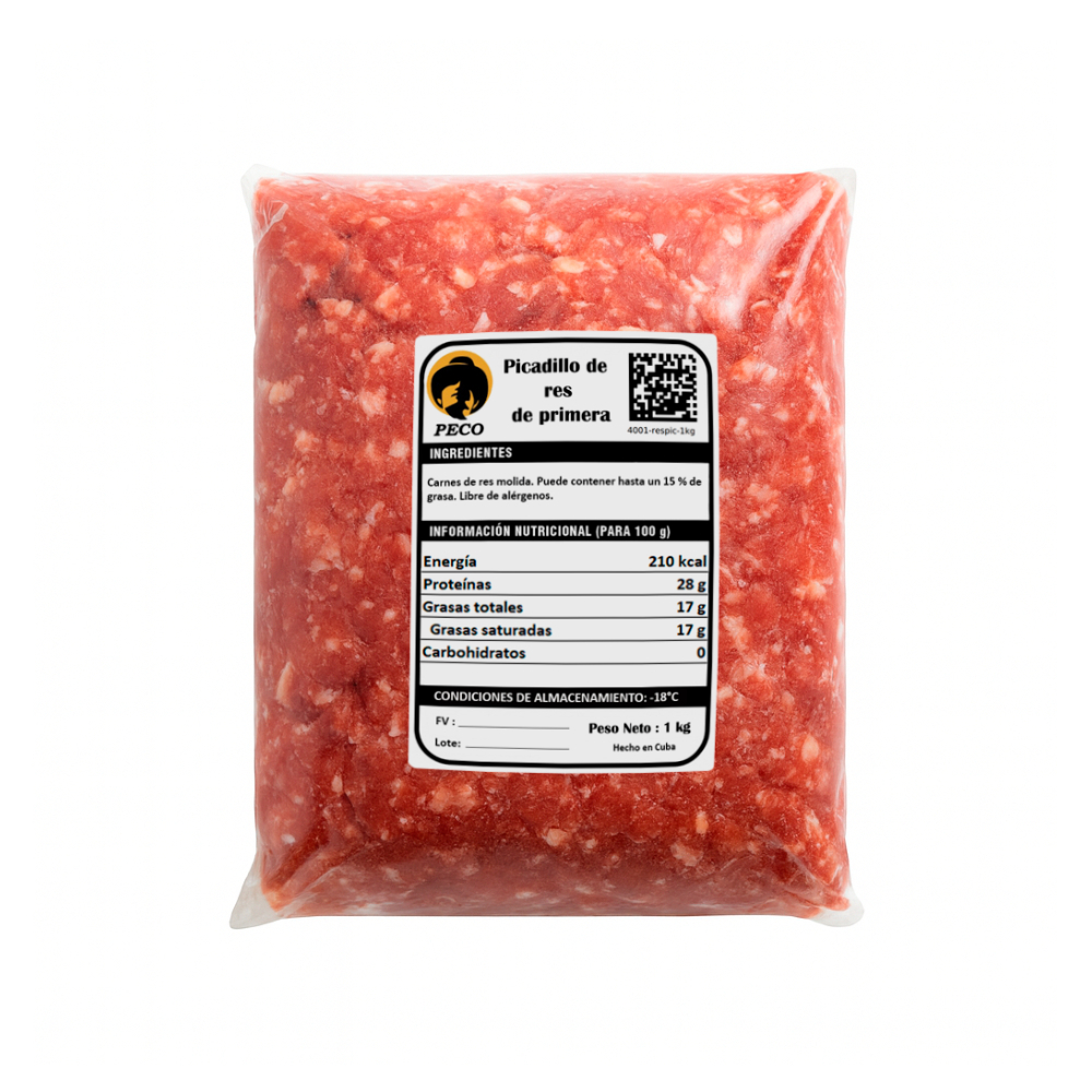 Picadillo de res de primera Peco (1 kg / 2.2 lb) - Miniatura 2