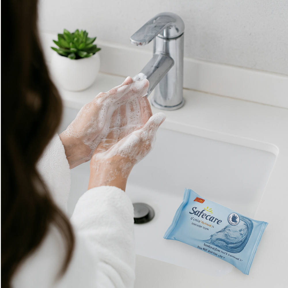 Jabón de tocador brisa marina Safecare (80 g / 2.8 oz) - Miniatura 3