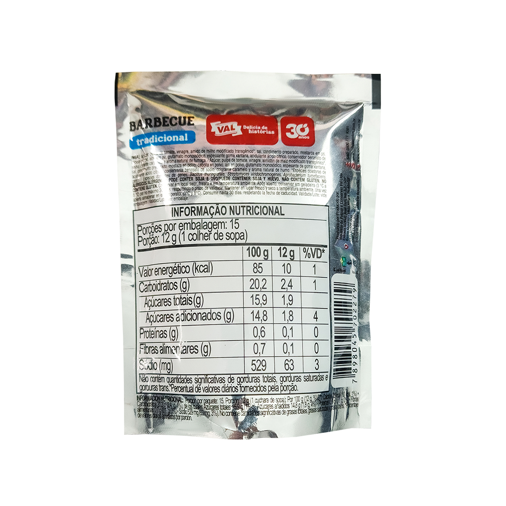 Salsa barbacoa tradicional Val (180 g / 6.35 oz) - Miniatura 2