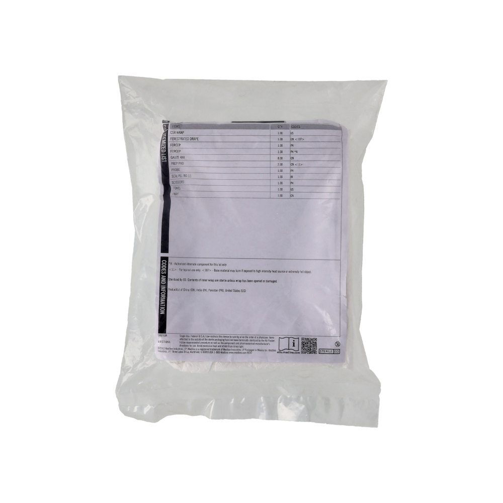 Bandeja esterilizada para incisión y drenaje Medline - Miniatura 3