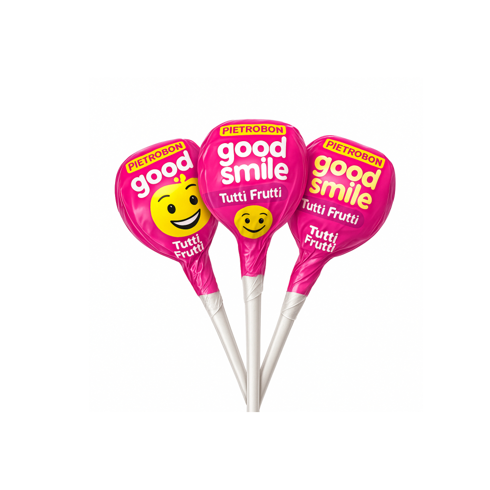 Chupa chupas rellenos sabor a tutti frutti Good Smile Pietrobon (480 g / 1.06 lb) - Miniatura 2