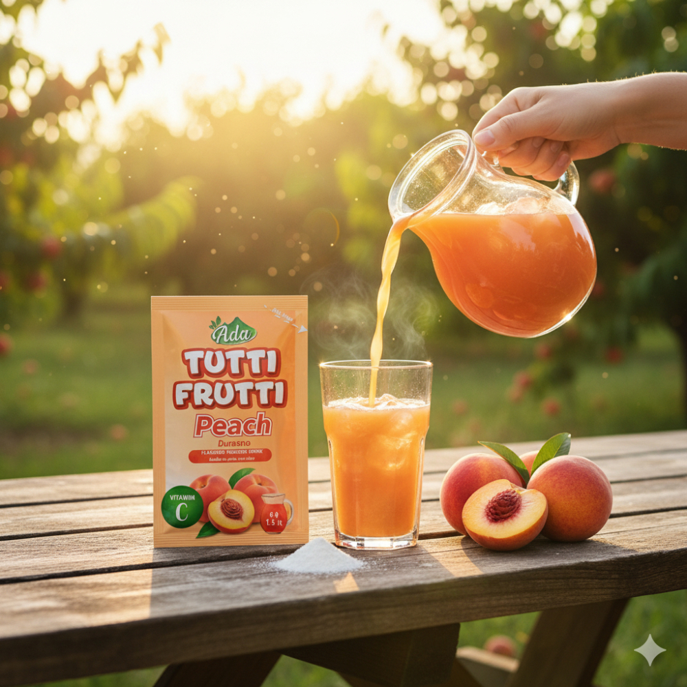 Refresco instantáneo sabor durazno Tutti Frutti Ada (24 x 6 g) - Miniatura 4