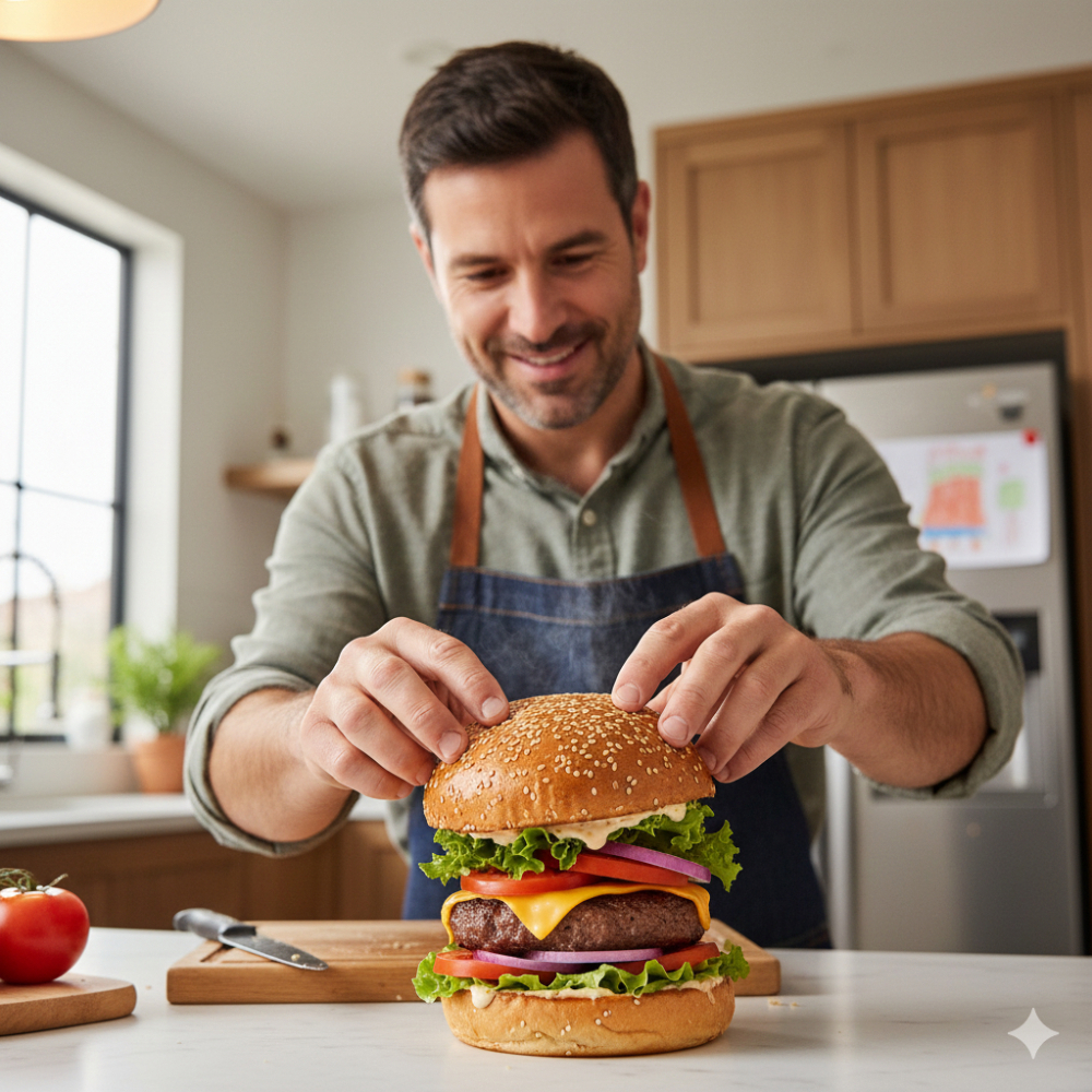 Pan de hamburguesa MCH-Celestial Crumb (6 x 70 g / 2.46 oz) - Miniatura 4