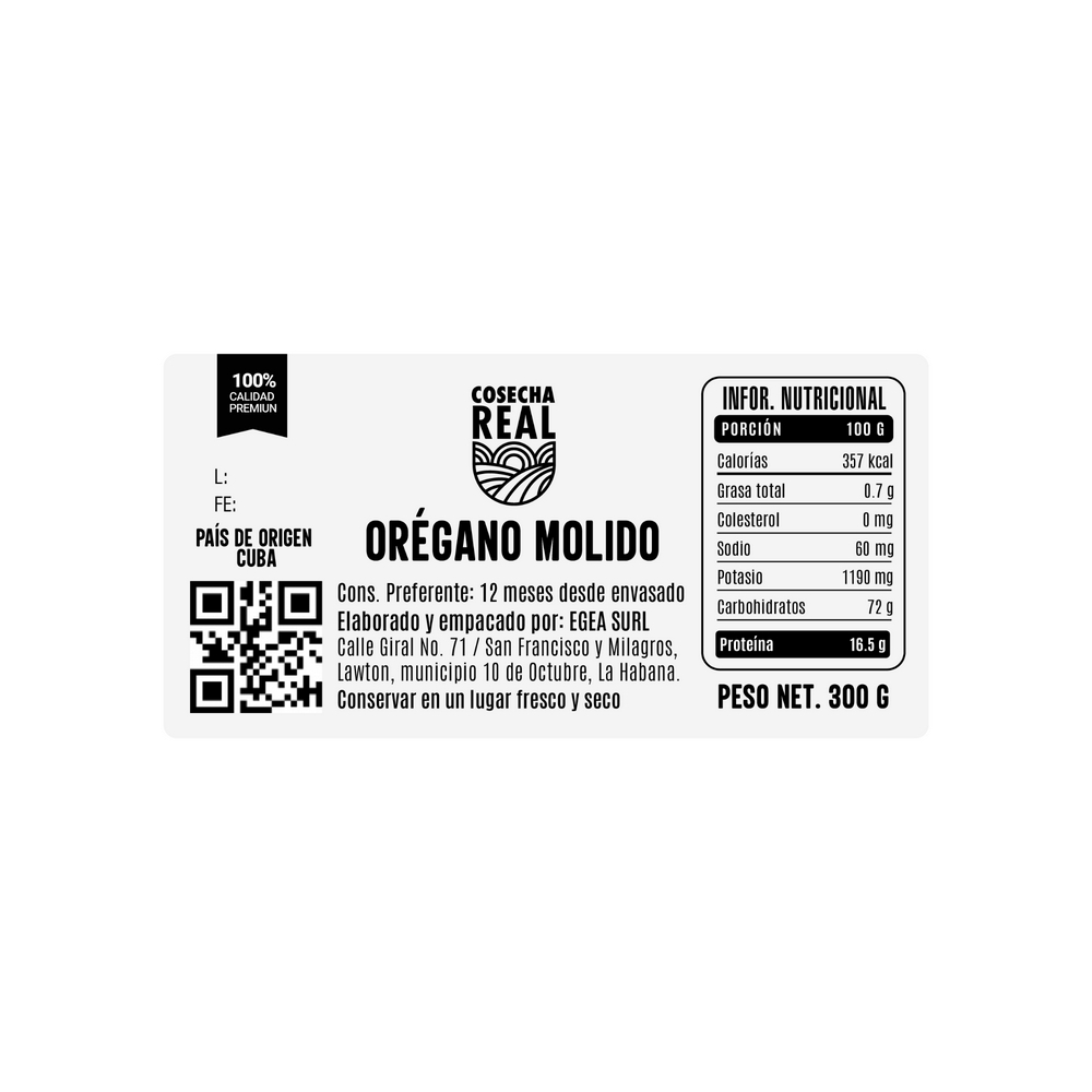Orégano molido Cosecha Real (300 g / 10.58 oz) - Miniatura 3