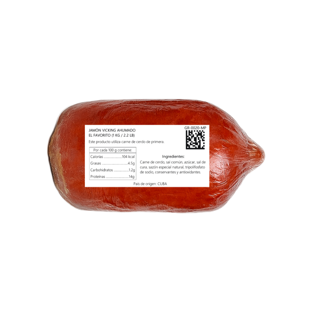Jamón vicking ahumado El Favorito (1 kg / 2.2 lb) - Miniatura 3