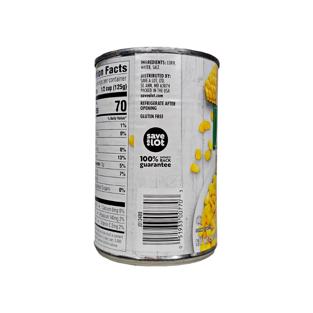 Maíz dulce dorado de grano entero Fairhill Farms (432 g / 15.25 oz) - Miniatura 2