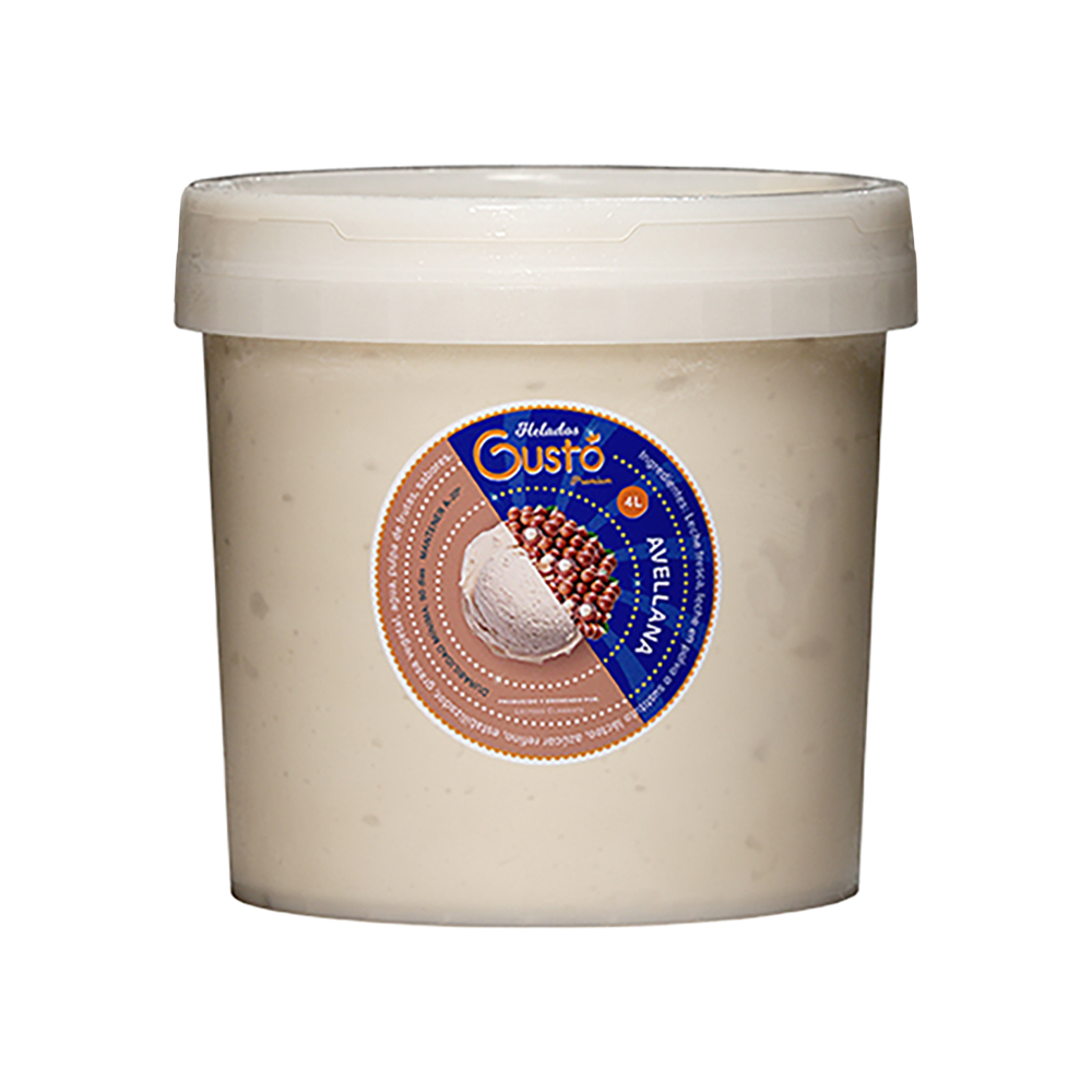 Helado Premium de avellana Gustó (4 L) - Miniatura 3