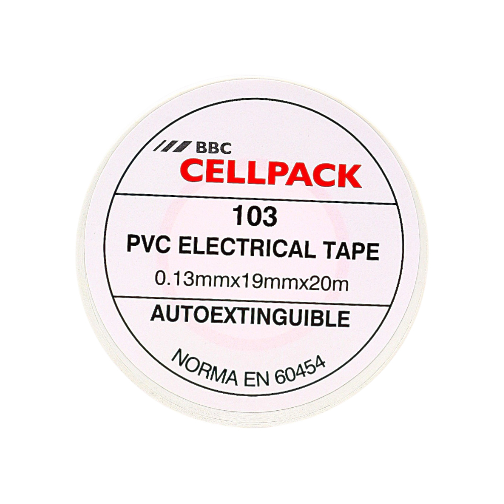 Cinta aislante -Teipe- de PVC color gris Cellpack - Miniatura 3
