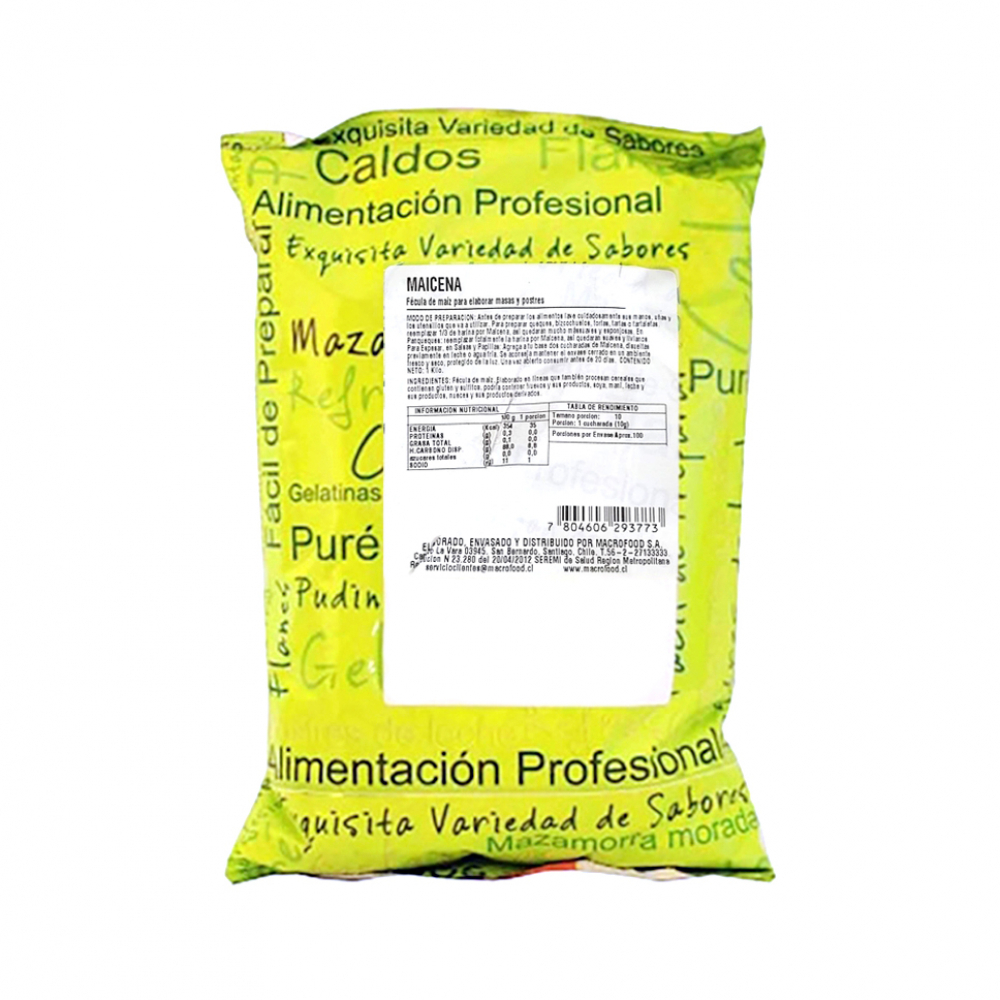 Maicena Macro Food (1 kg / 2.2 lb) - Miniatura 4
