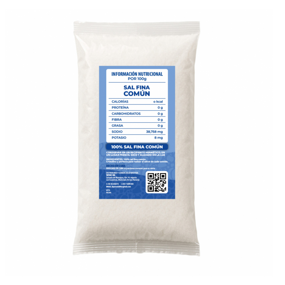 Sal fina común Campo Vivo (5 x 500 g / 1.1 lb) - Miniatura 3