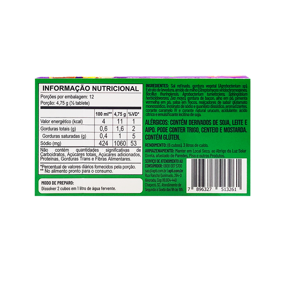 Caldo sabor bacon Apti (57 g / 2.01 oz) - Miniatura 2