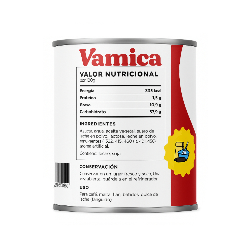 Leche condensada Vamica (380 g / 13.40 oz) - Miniatura 2