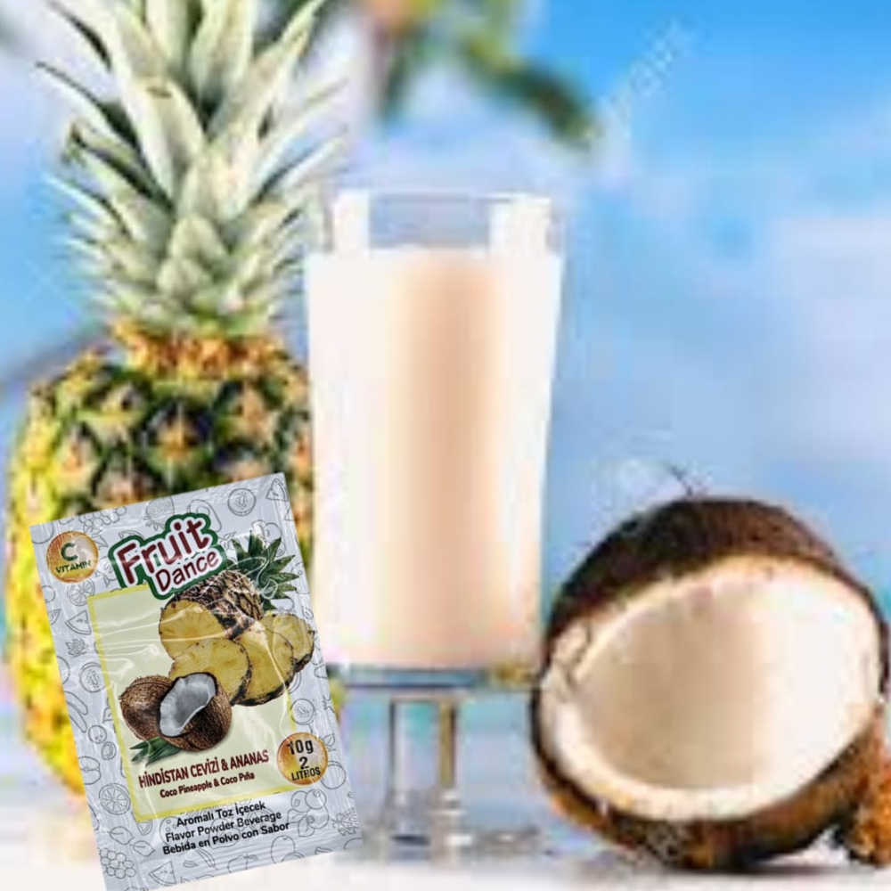 Refresco instantáneo sabor coco - piña Fruit Dance (10 g) - Miniatura 4