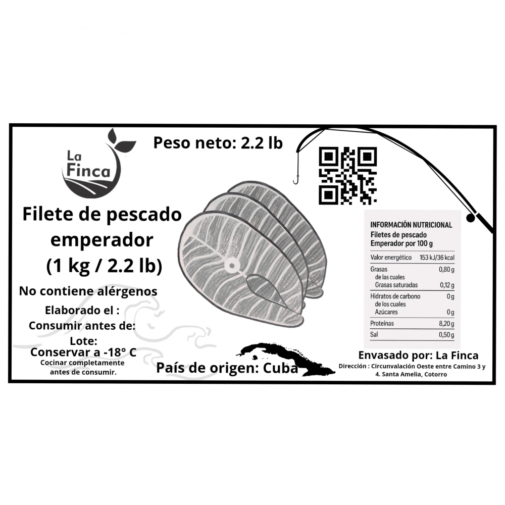 Filete de pescado Emperador La Finca (1 kg / 2.2 lb) - Miniatura 4