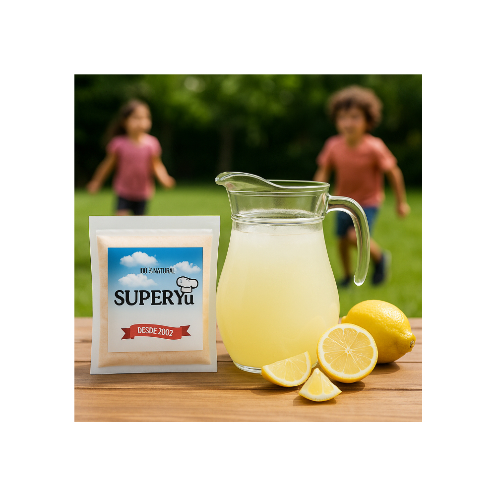 Refresco instantáneo sabor a limón Super Yu (1 kg / 2.2 lb) - Miniatura 4