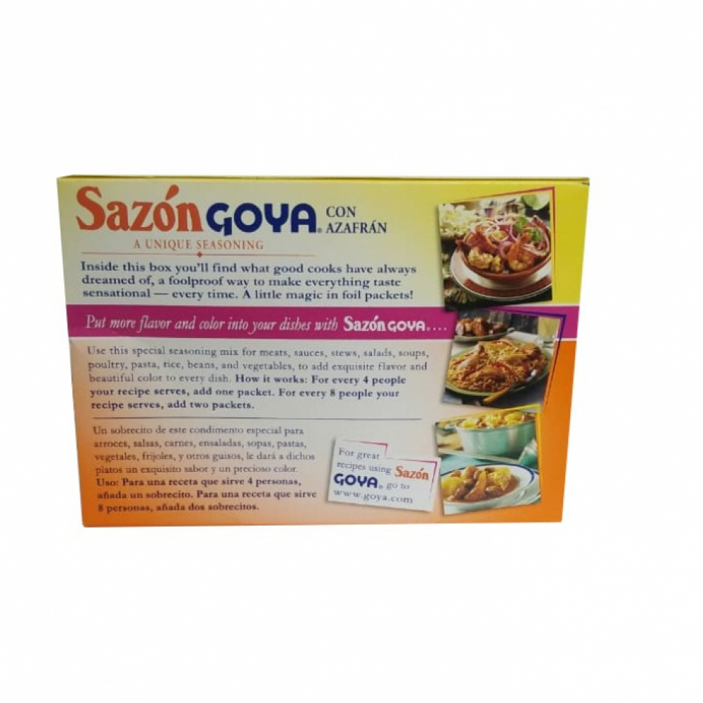 Sazón con azafrán Goya (100 g / 3.52 oz) - Miniatura 2