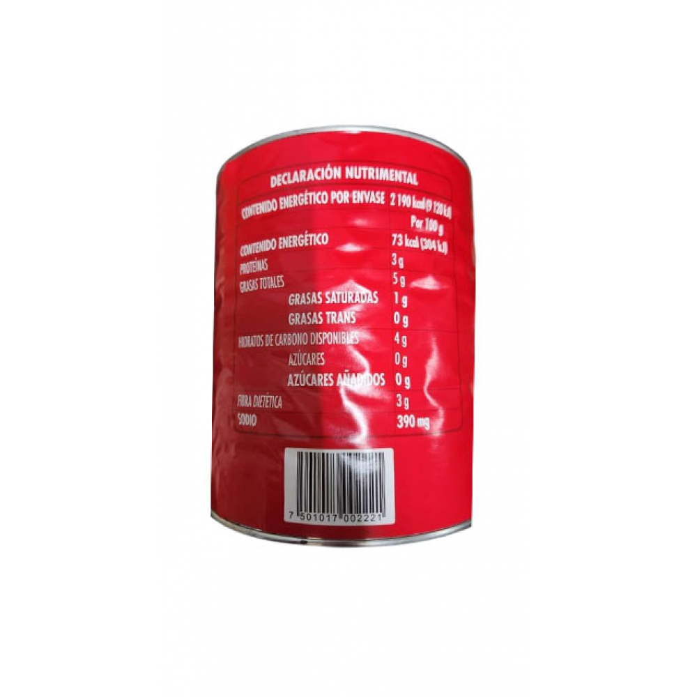 Frijoles negros refritos La Costeña (3.1 kg / 6.83 lb) - Miniatura 2