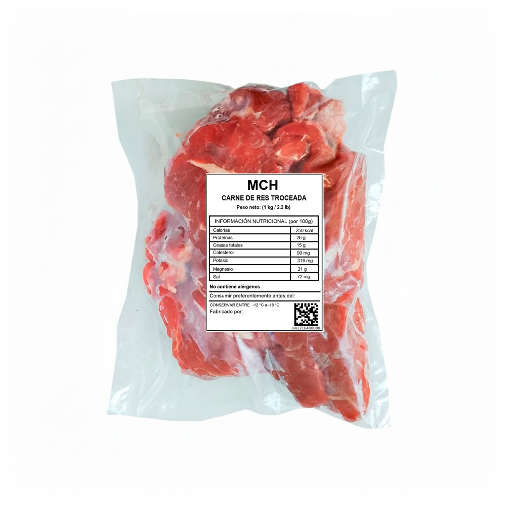 Carne de res troceada MCH (1 kg / 2.2 lb) - Miniatura 3