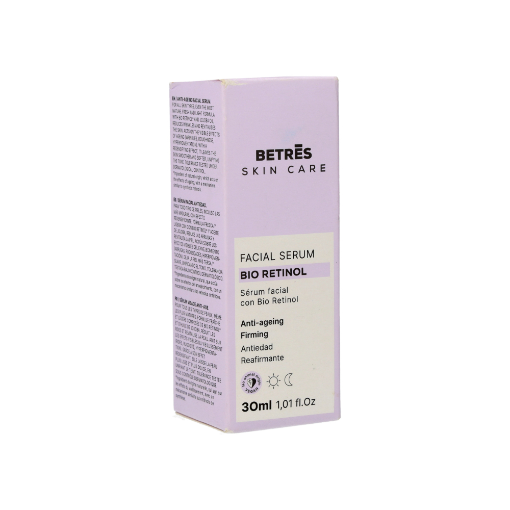 Sérum facial con Bio Retinol Antiedad/Reafirmante BETRES (30 ml / 1.01 oz) - Miniatura 3