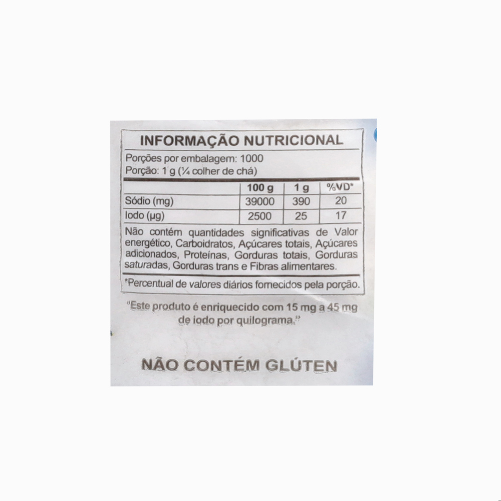 Sal marina Mossoró Beija Flor (1 kg / 2.2 lb) - Miniatura 2