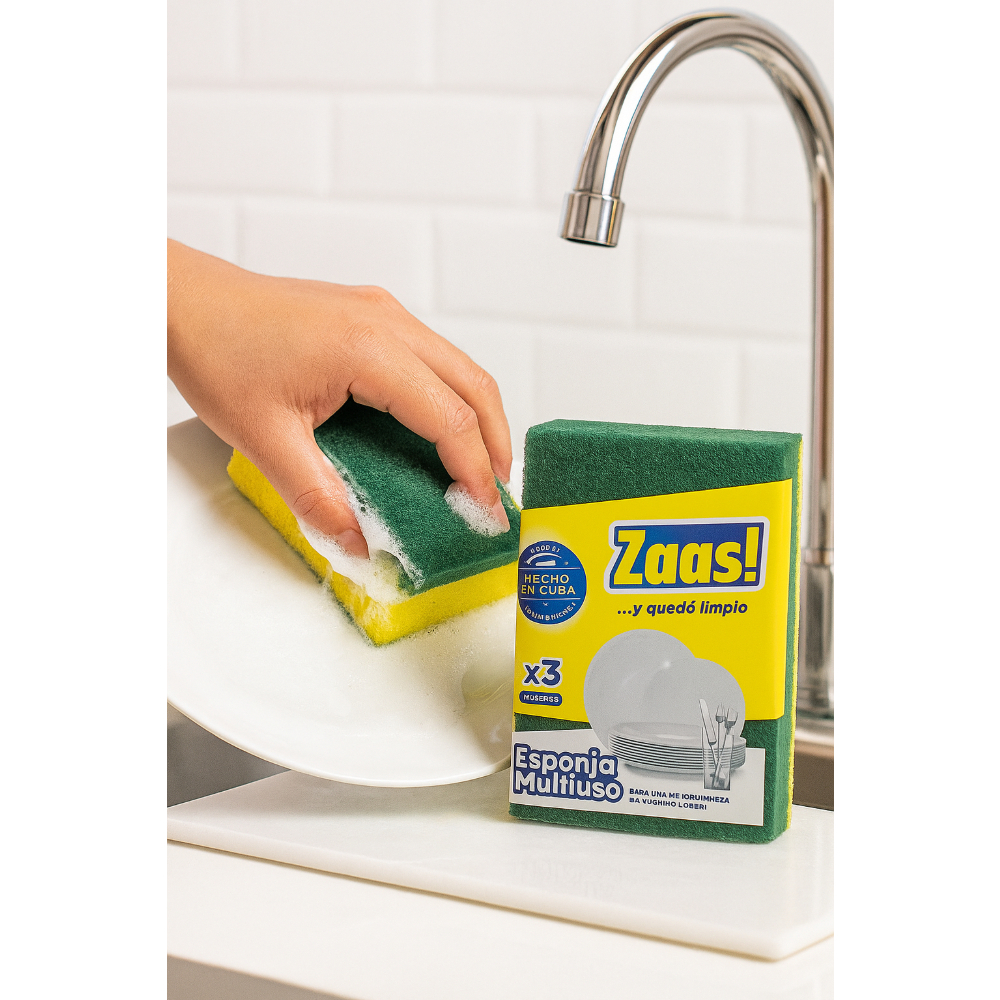 Esponja multiuso Zaas! (3 U) - Miniatura 4