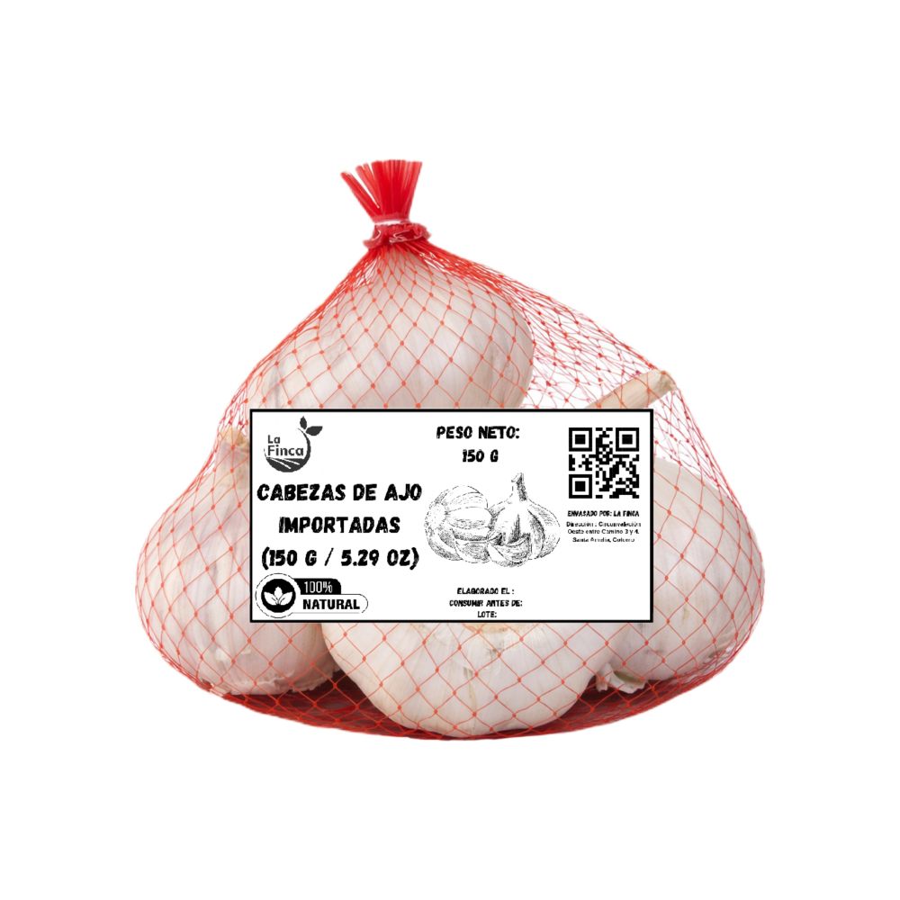 Cabezas de ajo importadas La Finca (150 g / 5.29 oz) - Miniatura 2