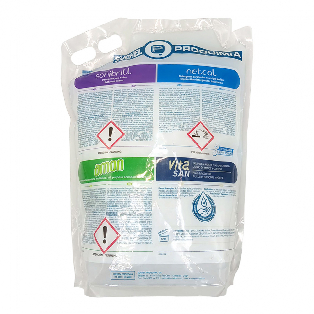 Gel para manos y cuerpo Vitasan Suchel Proquimia (5 kg / 11.02 lb) - Miniatura 2