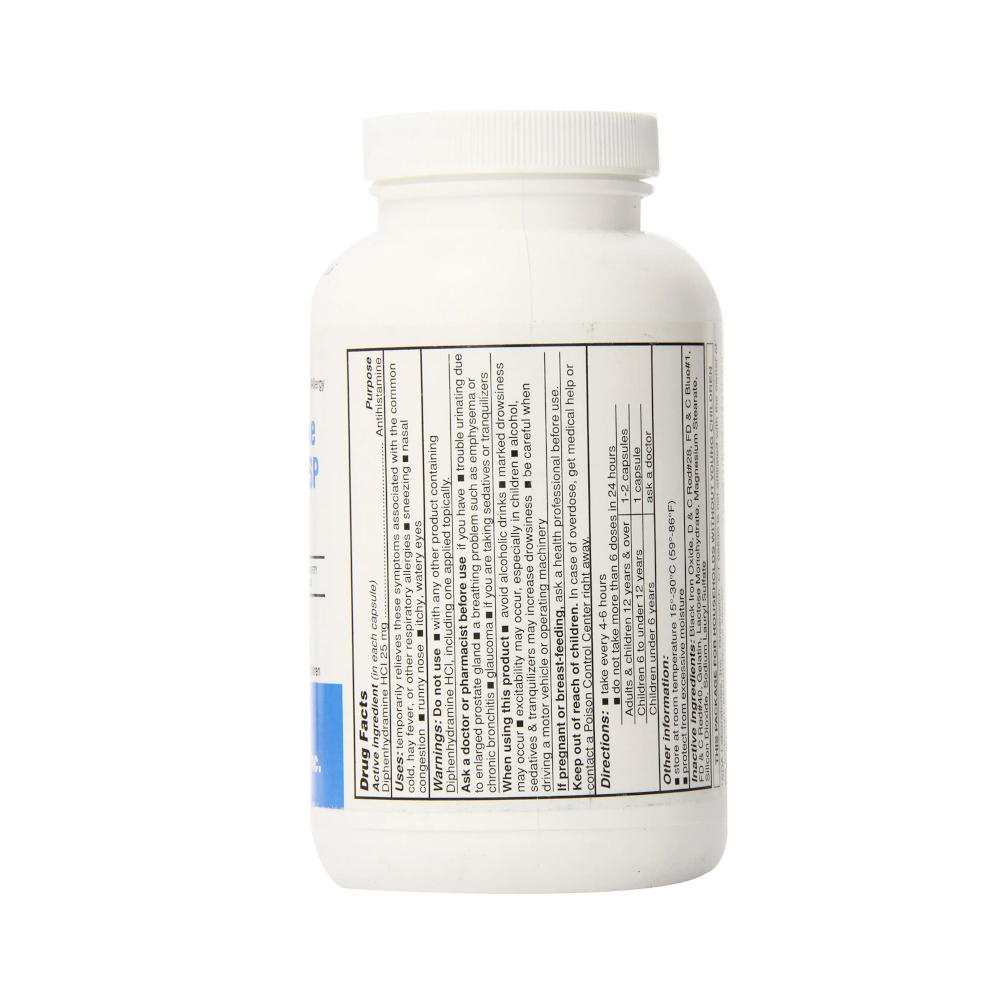 Clorhidrato de difenhidramina 25 mg SDA Laboratories, Inc (1000 cápsulas) - Miniatura 2