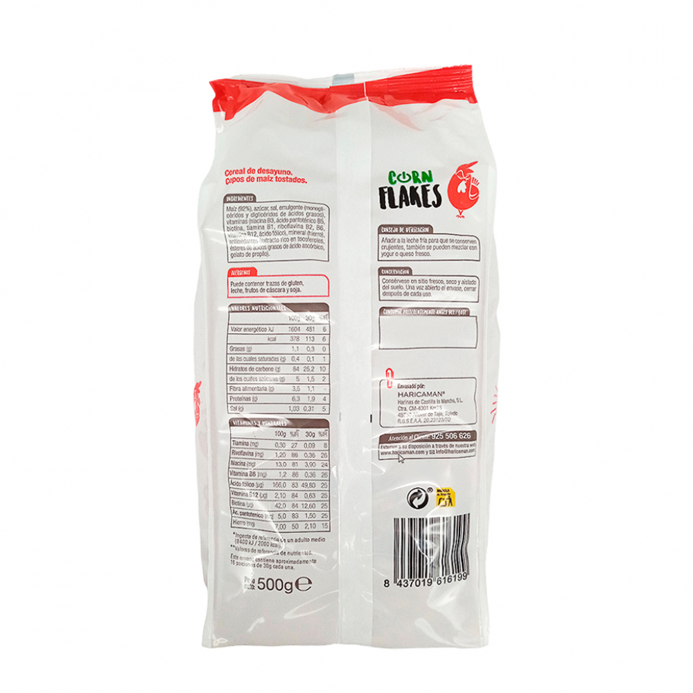 Cereal copos de maíz Cérides (500 g / 1.1 lb) - Miniatura 2