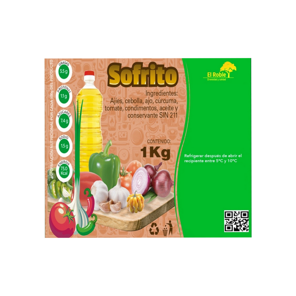 Sofrito El Roble (1 kg / 2.2 lb) - Miniatura 2