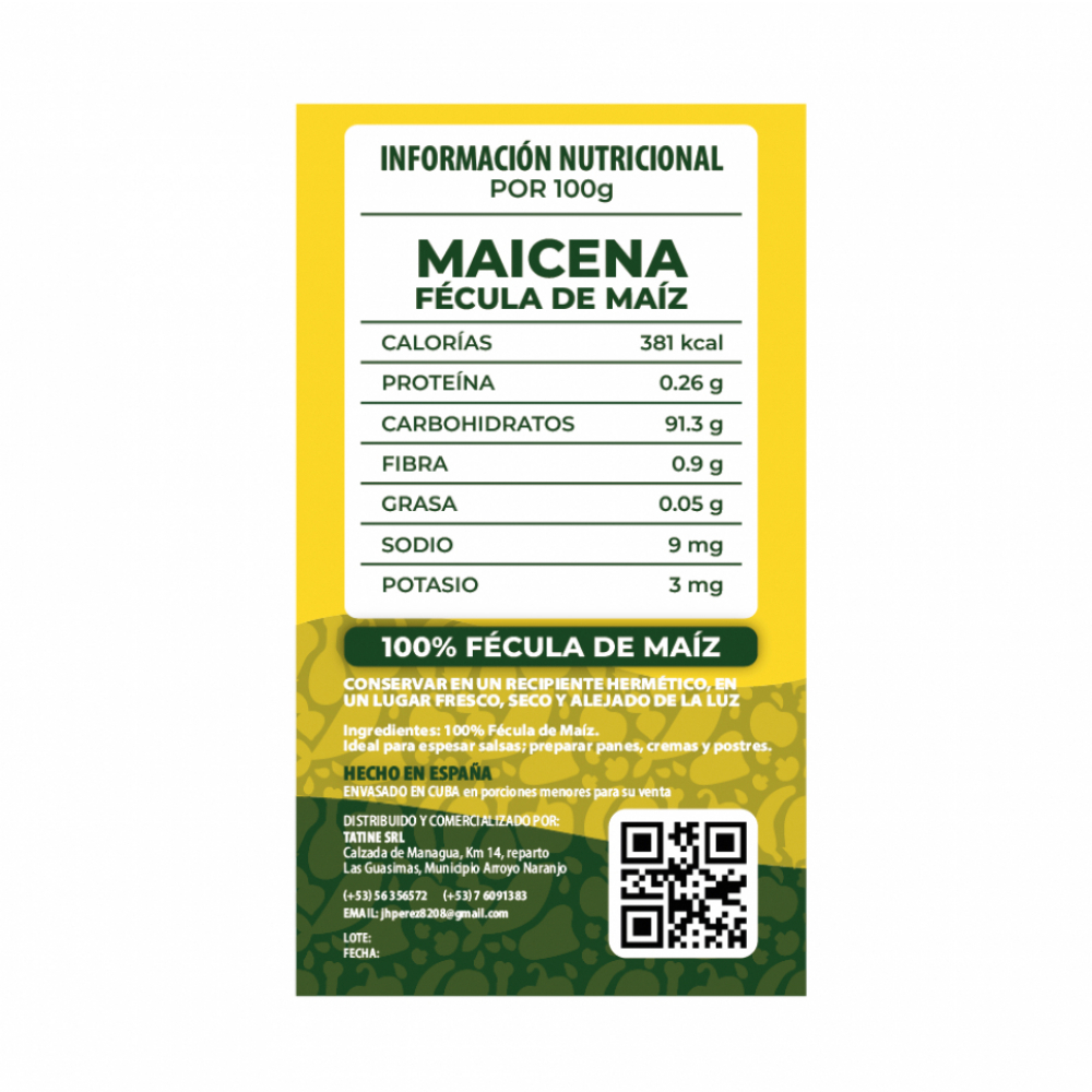Maicena Campo Vivo (3 x 500 g / 1.1 lb) - Miniatura 2