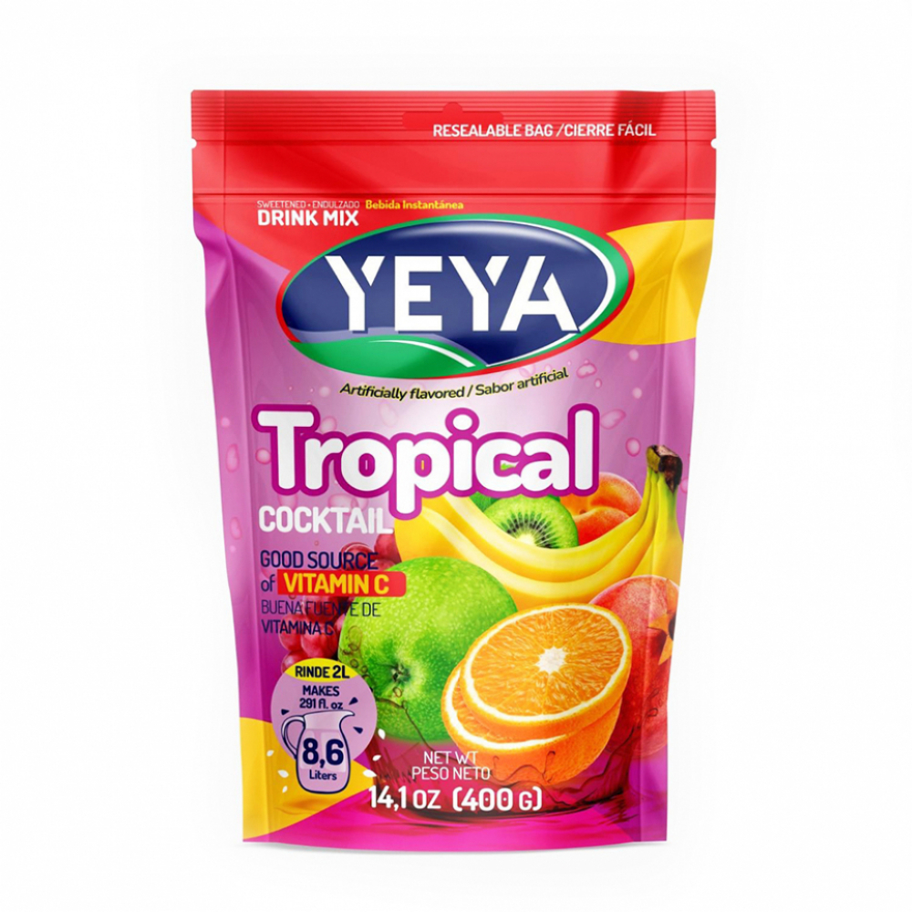 Caja de refresco instantáneo sabor tropical (15 x 400 g / 14.1 oz) - Miniatura 2