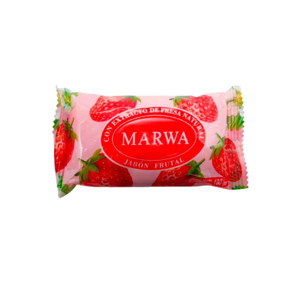 Jabón frutal con extracto de fresa Marwa (100 g / 3.5 oz) - Miniatura 4